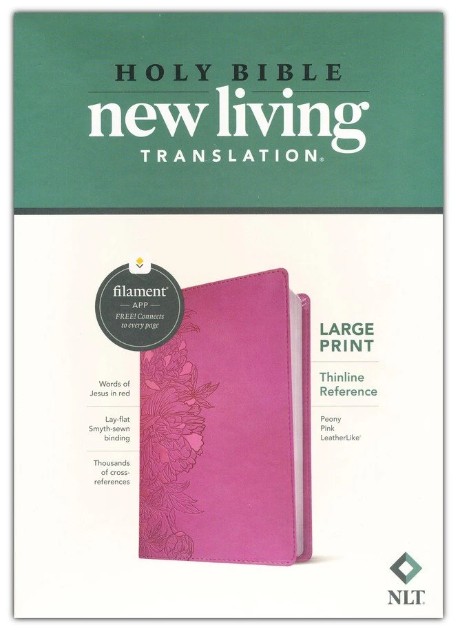 NLT Large Print Thinline Reference Bible, Filament Enabled Edition (Red Letter, 3 NLT Large Print Thinline Reference Bible, Filament Enabled Edition (Red Letter,