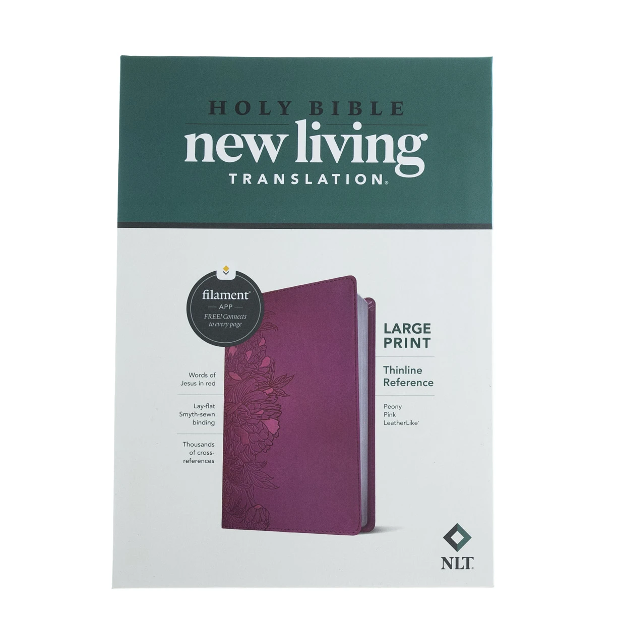 NLT Large Print Thinline Reference Bible, Filament Enabled Edition (Red Letter, 4 NLT Large Print Thinline Reference Bible, Filament Enabled Edition (Red Letter, - Image 2