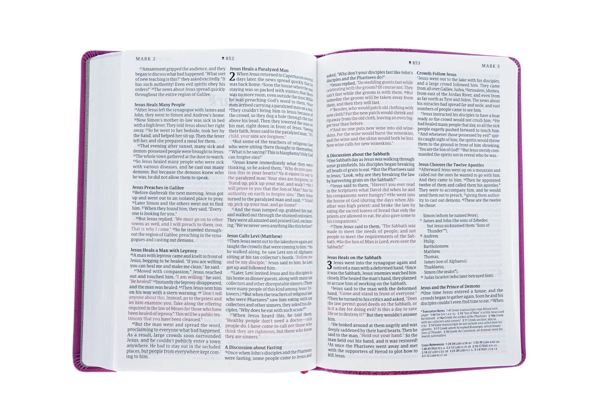 NLT Large Print Thinline Reference Bible, Filament Enabled Edition (Red Letter, 7 NLT Large Print Thinline Reference Bible, Filament Enabled Edition (Red Letter, - Image 5