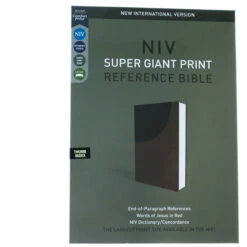 NIV Super Giant Print Reference Bible, Leathersoft, Brown -Books Shop 100 0044 1