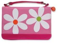 BC: Daisy Pink Zipper Pocket Medium