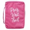 BC: Pray Wait Trust Pink Poly-Canvas 2 BC: Pray Wait Trust Pink Poly-Canvas -Books Shop 124 0233 0