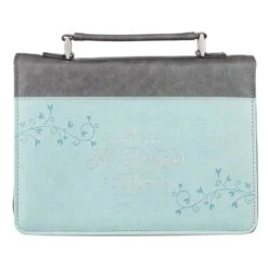 BC: LG All Things Are Possible Classic Faux Leather In Light Blue