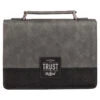 BC: Trust In The LORD Gray And Black Faux Leather Large 2 BC: Trust In The LORD Gray And Black Faux Leather Large -Books Shop 124 0255 0
