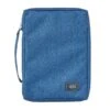 BC: Poly-canvas Blue Medium Bible Cover With Fish Badge -Books Shop 124 0259 0