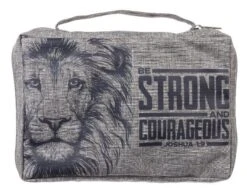 BC: Strong And Courageous Lion Gray – Medium