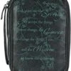 BC: Serenity Prayer Leather Like Vinyl Green Medium -Books Shop 124 0750 0