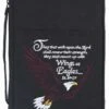 BC: Embroidered Large Eagle Isaiah 40:31 Black Large -Books Shop 124 0837 0