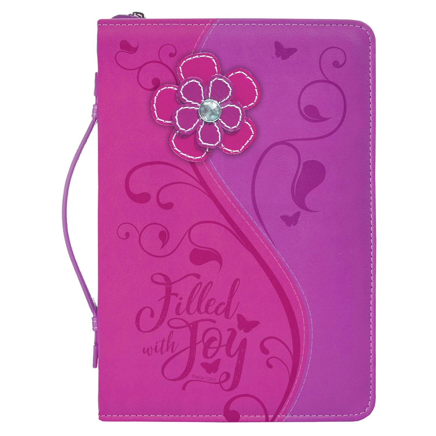 BC: Filled With Joy Psalm Daisy Floral Hot Pink Medium 3 BC: Filled With Joy Psalm Daisy Floral Hot Pink Medium