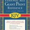 KJV Personal Size Giant Print Reference Bible Bonded Leather Black -Books Shop 200 0527 0