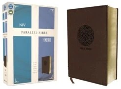 Parallel NIV & The Message Bible, Brown Leathersoft