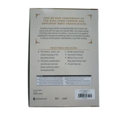 KJV, Amplified, Parallel Bible, Large Print, Bonded Leather, Black -Books Shop 202 0045 5