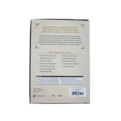 KJV, Amplified, Parallel Bible, Large Print, Leathersoft, Tan/Burgundy -Books Shop 202 0047 6