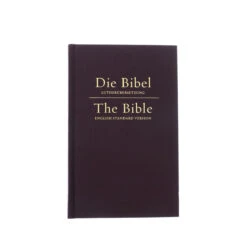 ESV German/English Parallel Bible-Dark Red Hardcover -Books Shop 202 0050 2