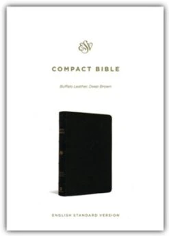 ESV Compact Bible (Buffalo Leather, Deep Brown) -Books Shop 204 0202 1 1