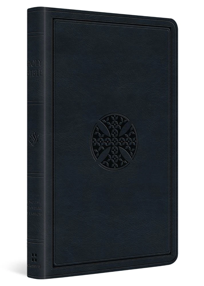 ESV Premium Gift Bible-Navy Mosaic Cross Design 3 ESV Premium Gift Bible-Navy Mosaic Cross Design