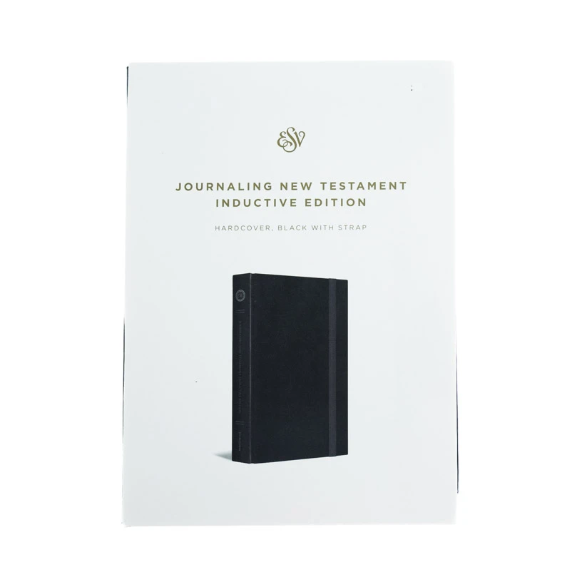 ESV Journaling New Testament -Black Hardcover W/Strap 4 ESV Journaling New Testament -Black Hardcover W/Strap - Image 2