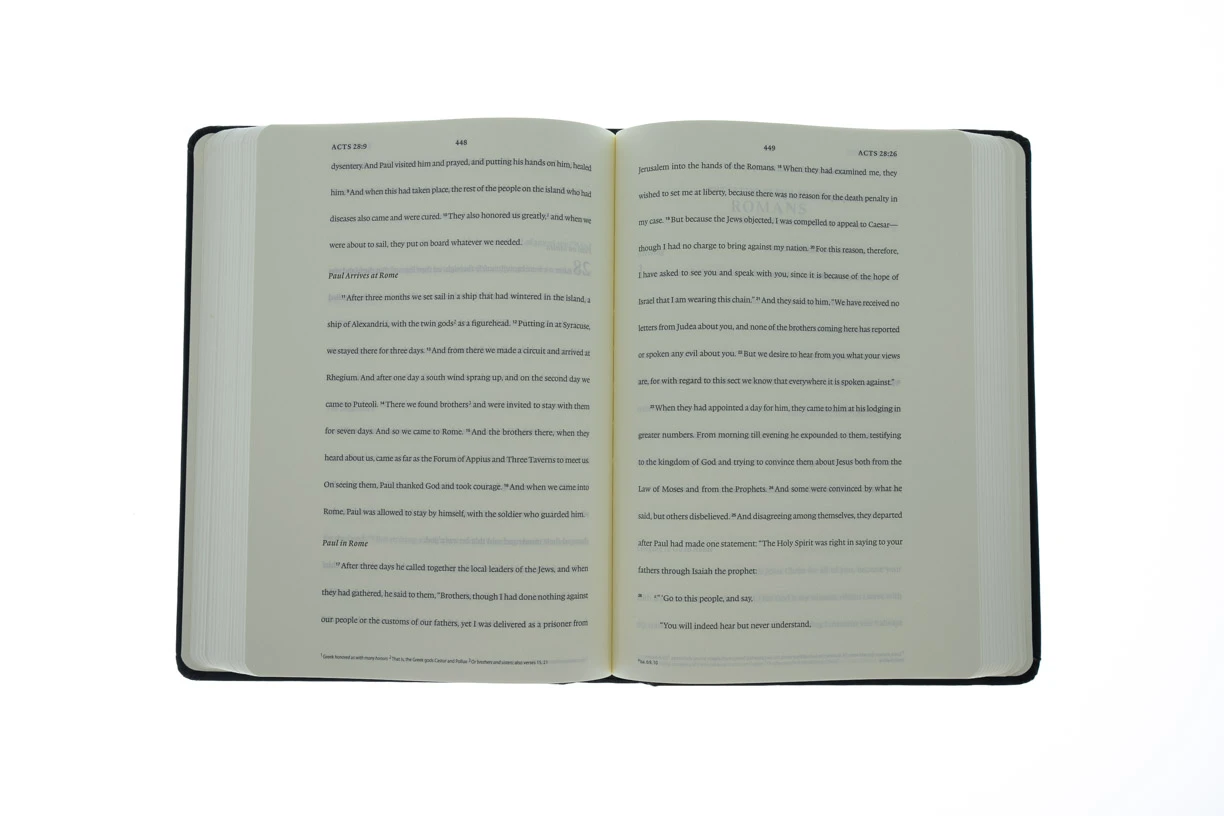 ESV Journaling New Testament -Black Hardcover W/Strap 6 ESV Journaling New Testament -Black Hardcover W/Strap - Image 4