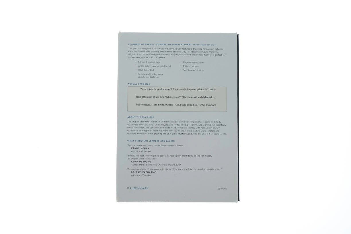 ESV Journaling New Testament -Black Hardcover W/Strap 7 ESV Journaling New Testament -Black Hardcover W/Strap - Image 5