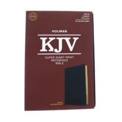 KJV Super Giant Print Reference Bible, Black Leathertouch -Books Shop 206 0150 1 1