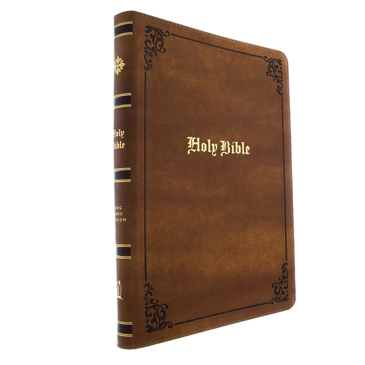 Kjv Thinline Bible, Large Print, Tan Leathersoft 5 Kjv Thinline Bible, Large Print, Tan Leathersoft - Image 3