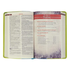 KJV Kids Study Bible Green/Blue Imitation Leather -Books Shop 206 0621 2