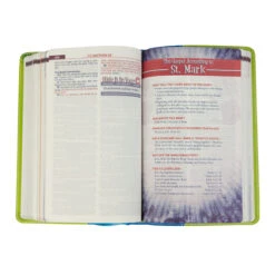 KJV Kids Study Bible Green/Blue Imitation Leather -Books Shop 206 0621 3