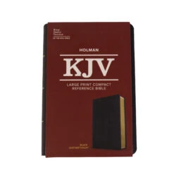 KJV Large Print Compact Reference Bible, Black Leathertouch -Books Shop 206 0779 1