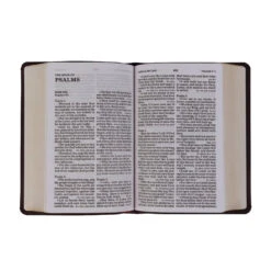 KJV Large Print Compact Reference Bible, Black Leathertouch -Books Shop 206 0779 2