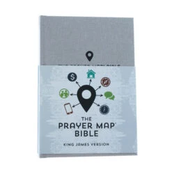 The KJV Prayer Map Bible -Gray Weave -Books Shop 206 0844 1 1
