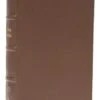 KJV Personal Size Large Print Genuine Leather – Brown -Books Shop 206 0874 0