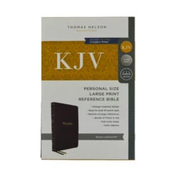 KJV Large Print Reference Bible, Vintage Series – Burgundy -Books Shop 206 0934 1