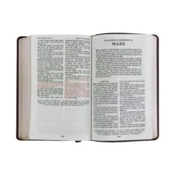 KJV Large Print Reference Bible, Vintage Series – Burgundy -Books Shop 206 0934 4