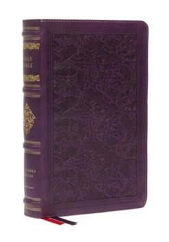 KJV Wide-Margin Reference Bible – Purple