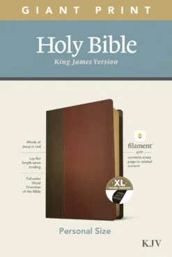 KJV Personal Size Giant Print Bible, Filament Enabled Edition -Books Shop 206 0963 0