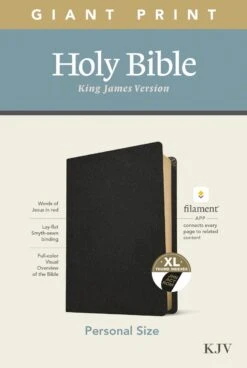 KJV Personal Size Giant Print Bible, Filament Enabled Edition -Books Shop 206 0964 1