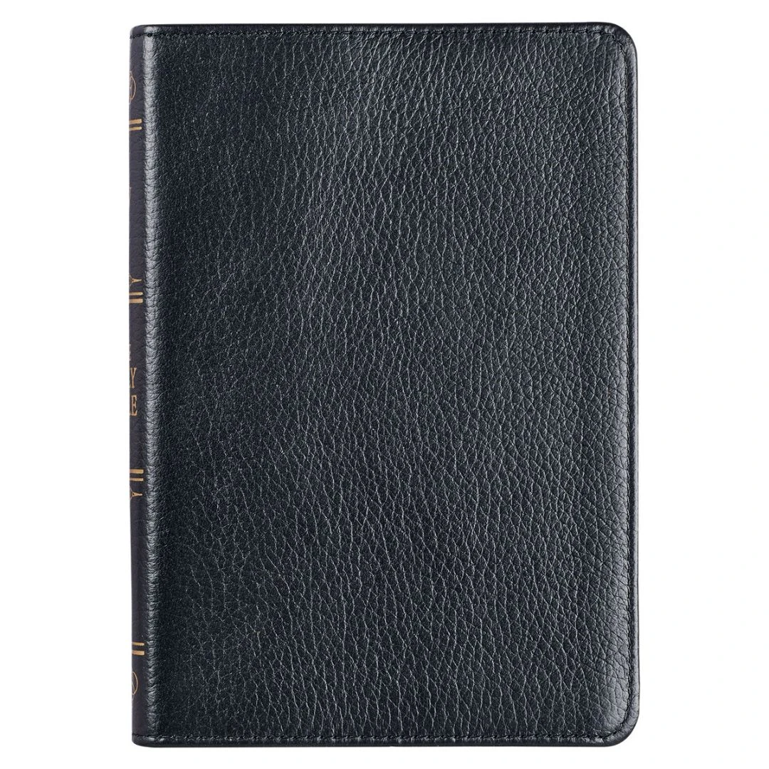 KJV Compact Bible Black Full Grain Leather 3 KJV Compact Bible Black Full Grain Leather