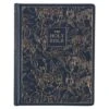 KJV Study Bible, Navy Blue Floral Faux Leather – Note-taking Bible -Books Shop 206 1009 0