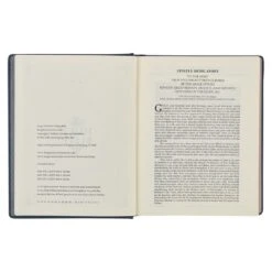 KJV Study Bible, Navy Blue Floral Faux Leather – Note-taking Bible -Books Shop 206 1009 5