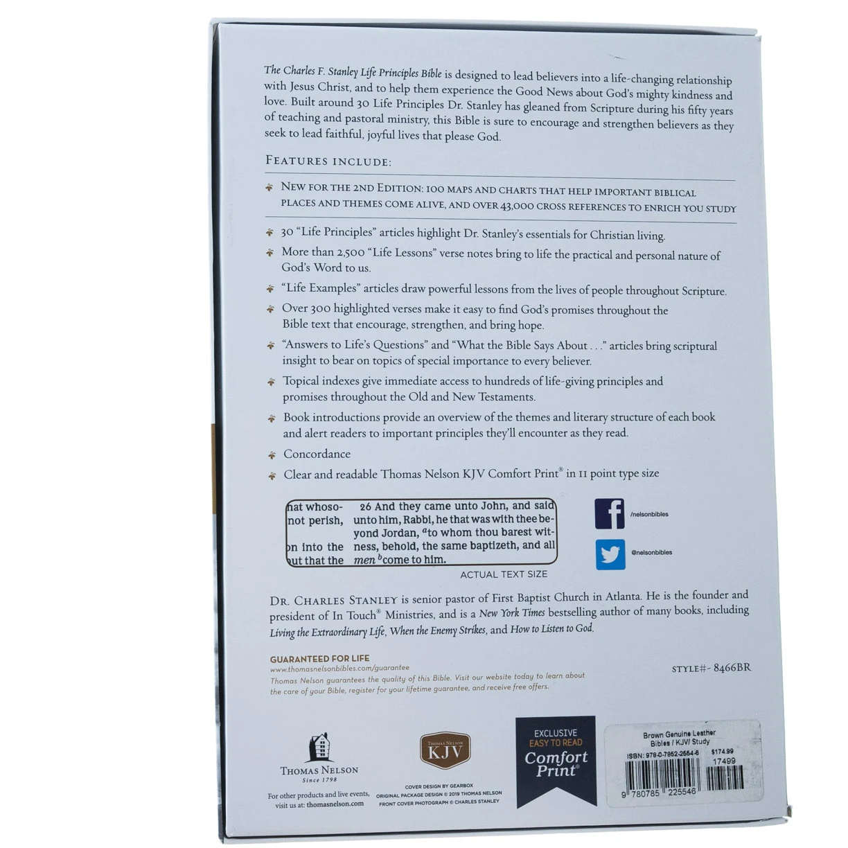 KJV, Charles F. Stanley Life Principles Bible, 2nd Edition, Genuine 8 KJV, Charles F. Stanley Life Principles Bible, 2nd Edition, Genuine - Image 6
