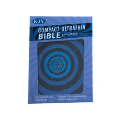 KJV Compact Ultrathin Bible For Teens, Blue Vortex LeatherTouch -Books Shop 206 1053 1