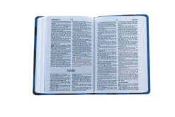 KJV Compact Ultrathin Bible For Teens, Blue Vortex LeatherTouch -Books Shop 206 1053 5