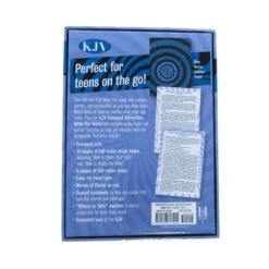 KJV Compact Ultrathin Bible For Teens, Blue Vortex LeatherTouch -Books Shop 206 1053 6