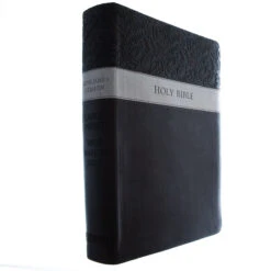 KJV Large Print Wide Margin Bible Brown Flexisoft Leather