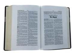 KJV Large Print Wide Margin Bible Brown Flexisoft Leather -Books Shop 206 2104 3
