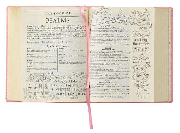 KJV Pink Hardcover Faux Leather My Promise Bible 6 KJV Pink Hardcover Faux Leather My Promise Bible - Image 4