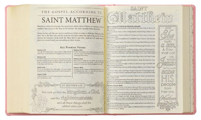 KJV Pink Hardcover Faux Leather My Promise Bible 7 KJV Pink Hardcover Faux Leather My Promise Bible - Image 5