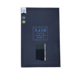 NASB, Thinline Bible, Leathersoft, Black, Red Letter Edition -Books Shop 208 0045 1