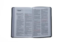 NASB, Thinline Bible, Leathersoft, Black, Red Letter Edition -Books Shop 208 0045 4