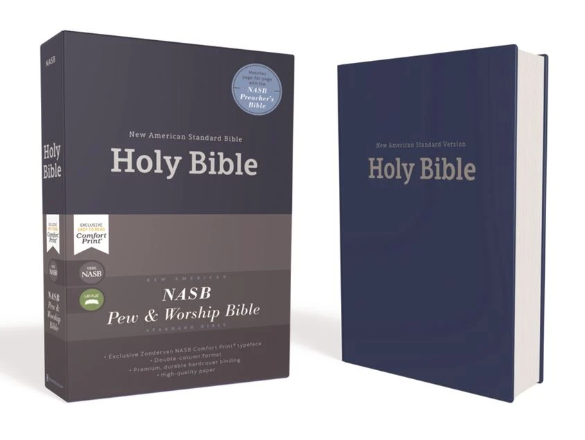 NASB Pew And Worship Bible Blue 3 NASB Pew And Worship Bible Blue